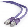 Gembird Patch kábel RJ45, cat. 6A, FTP, LSZH, 5m, fialový PP6A-LSZHCU-V-5M