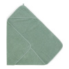 Jollein Osuška s kapucňou froté 75x75 cm Ash Green 75x75 zelená