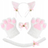 Kostým, maska - Cosplay kostýmy žena mačacie labky uši chvost (Kostýmová žena Cat Tail labky uši set cosplay)