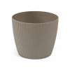 Obal na črepník MAGNOLIA JUMPER ECO WOOD plastový d16x13cm
