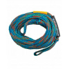 Ťažné lano Jobe Towable Rope 4P viacfarebné pre 4 osoby, 16,8 m
