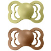 BIBS Supreme dudlíky z přírodního kaučuku 2ks 0-6m Meadow/Earth (170353)