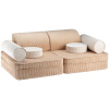 Wigiwama Sedacia súprava Settee Curdoroy Barva: Brown Sugar