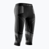 Dámske termonohavice X-Bionic Energy Accumulator Light Pants 3/4 black/light grey
