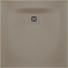 DURAVIT Sustano štvorcová sprchová vanička z materiálu DuraSolid, Antislip, 900 x 900 x 30 mm, matná béžová, 720271640000000