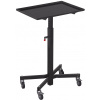 Variofit Transportný zdvíhací stojan, Variofit, do 150 kg, výška 77 - 102 cm, modrá/antracit Farba: antracit RAL7016