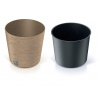 Prosperplast Květináč FURU ROUND LOW ECO WOOD s vkladem 25 cm - barva: naturo ECO