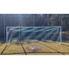 LEÓN DE ORO Football A11 M100 futbalová sieť biela-zelená - 1 ks