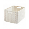 CURVER Úložný box RATTAN Style2 L krémová