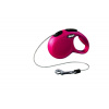 Flexi New Classic M snura 5m/20kg cervena