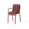 HAY Textilný podsedák Palissade Chair and Armchair Soft Quilted Cushion, iron red
