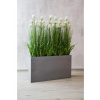 Kvetináč ELEMENTO SLIM, sklolaminát, šírka 90 cm, betón design, sivá