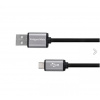 Kabel USB Kruger&Matz KM1236 USB / USB-micro 1,8m černý