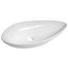 Sapho OVALI keramické umývadlo 74x38,5cm, biela, TU0713