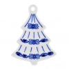 Cibulák – Vianočná ozdoba – stromček 8,5 cm – originál cibuľový porcelán 1. akosť