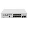 MikroTik Mikrotik CSS610-8G-2S+IN prepínač Gigabit Ethernet (10/100/1000) s podporou PoE in (bez podpory PoE out) Biela (CSS610-8G-2S+IN)