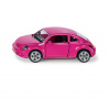 SIKU Blister - VW Beetle ružový s polepkami