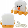 Nočná lampa Ecolight oranžová