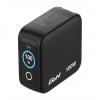 VERBATIM Mini GaN Nabíječka s displejem 100W, 2xUSB-C, 1xUSB-A, černá 30239