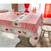 Obrús na stôl - Obúvanie štvorcový 170 x 130 cm (Bavlnený obrus s výtlačkom 130x170 cm)