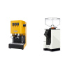 Gaggia New Classic EVO BC, yellow + Eureka Mignon Perfetto, BL white