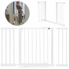 Bezpečnostná zábrana 74-132 cm pre schody a dvere oceľové prídavné panely biela ECOTOYS