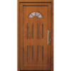 Panto Plastové vchodové dvere K001, hnedá, 210 x 110 cm, P
