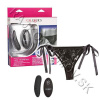 CalExotics Lace Thong Set vibračné nohavičky s diaľkovým ovládaním