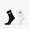 adidas Fluffy Crew Sock 2-Pack Off White/ Black M M