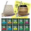 Sada Yerba Mate Verde Mate PRE DVOCH + tekvica a bombilla 10x50g 500g