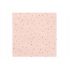 PartyDeco servítky ružové so zlatými bodkami 33x33 20ks
