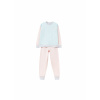 Pyžamo, župán - OVS pyžamy veľkosť 164 modrá, ružová (Detské pyžamy OVS Girl 1349874 R.164)