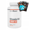 Vitamín D3 2000 IU imunita kosti zuby svaly zdravie - GymBeam 240 kapsúl