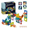 Magnetické kocky - Guličková Dráha Svietiaci magnetický blok 49 prvkov