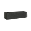 fleur ami GmbH Kvetináč POLYSTONE FLOWERBOX, 65x18/18 cm Farba: antracitová (tmavosivá)
