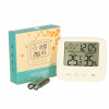 HomePRO 4961 Digitálny vlhkomer 10–90% s teplomerom -50-70°C, biela