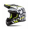 Prilba Cross Cup Sonic, CASSIDA (čierna/biela/žltá fluo/sivá) M