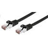C-TECH CB-PP6F-05BK patch, Cat6, FTP, 0,5m, černý