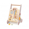 Viga Hračka drevený chodítko chodúľka PolarB ružové vzdelávacie pre najmenších