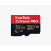 Pamäťová karta SanDisk MicroSDHC 32GB Extreme Pro + SD adaptér (SDSQXCG-032G-GN6MA)