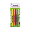 CENTROPEN 8552/4 Highlighter, neónové zvýrazňovače, šírka stopy 1-4,6mm, zrezaný hrot, v papierovom obale (4 farby)