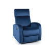 Bývaj s nami SK, DEMETRA VELVET polohovacie kreslo, Bluvel 86 látka,pena PUR