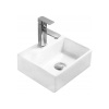 Mexen Mini umývadlo na doske 33 x 29 cm, biele - 21093300