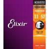 Elixir akustické gitarové struny 16027 11-52 (Elixir akustické gitarové struny 16027 11-52)