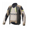 Bunda HALO DRYSTAR, ALPINESTARS (khaki/béžová/žltá fluo) 2026 XL