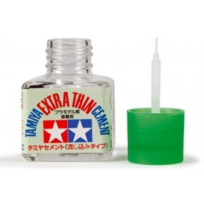 Lepidlo Tamiya Extra Thin Cement so štetcom 40ml