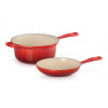 Le creuset Signature hrniec marmitout 2-in1 Farba: Červená