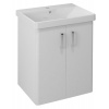 Sapho THEIA umývadlová skrinka 56,4x70x44,2cm, 2x dvierka, biela TH062-3030