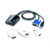 Aten CV211CP-AT Laptop USB KVM Console Crash Cart Adapter IT Kit