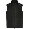 James&Nicholson Pánska softshellová vesta JN1822 Black XS